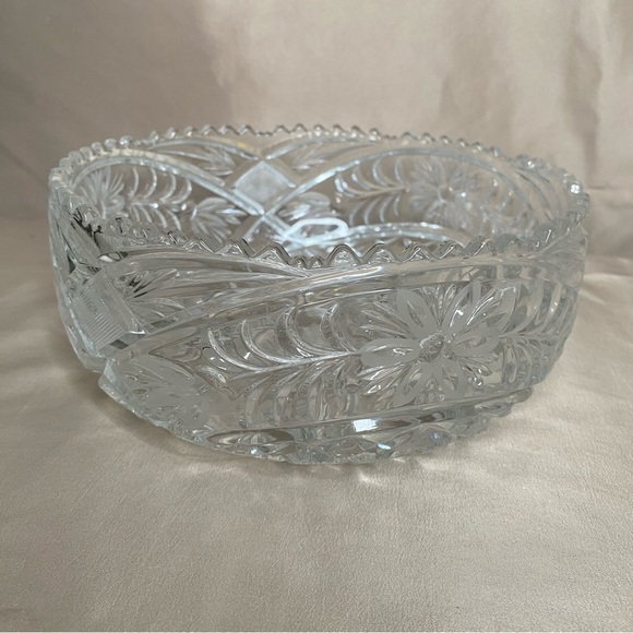 Vintage Crystal Candy Dish